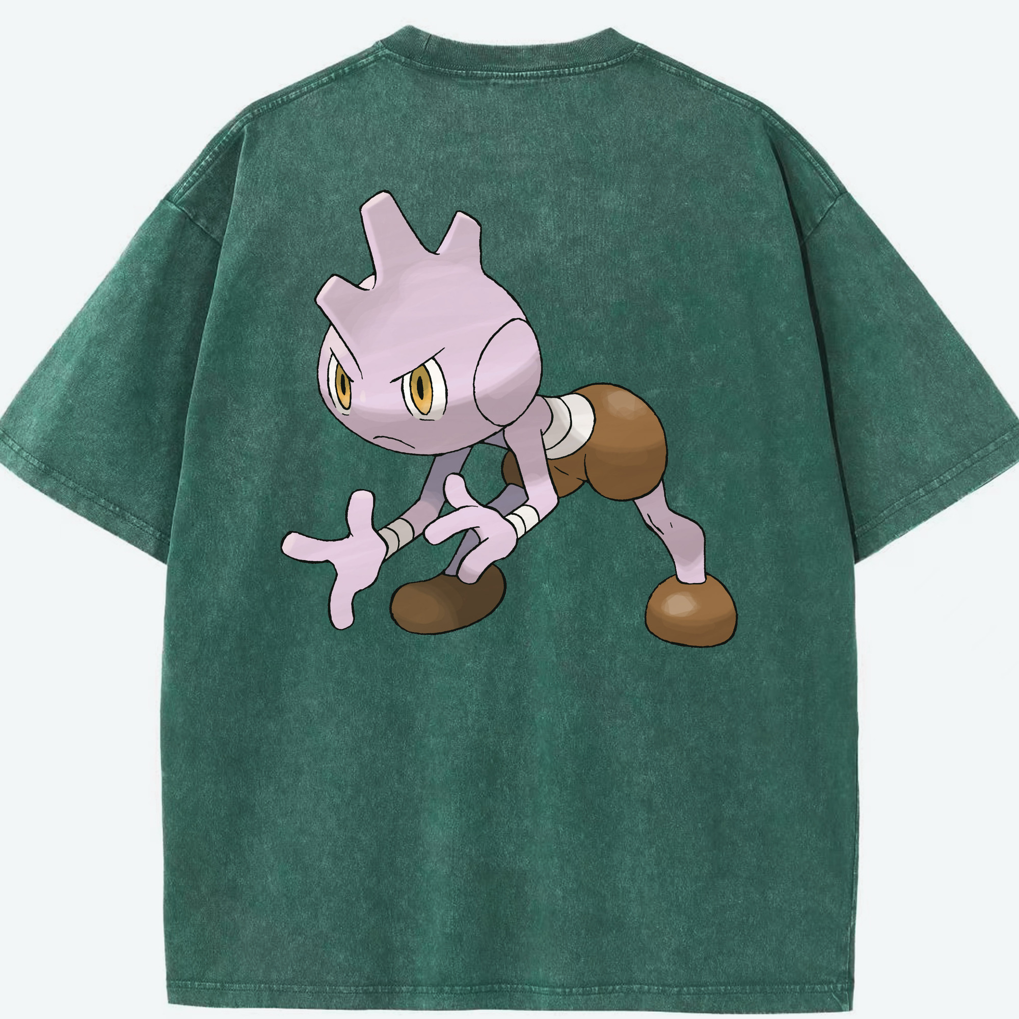 （画像用） ポケットモンスター Pokémon 綿100% ヴィンテージ風 半袖Tシャツ（背面プリント）